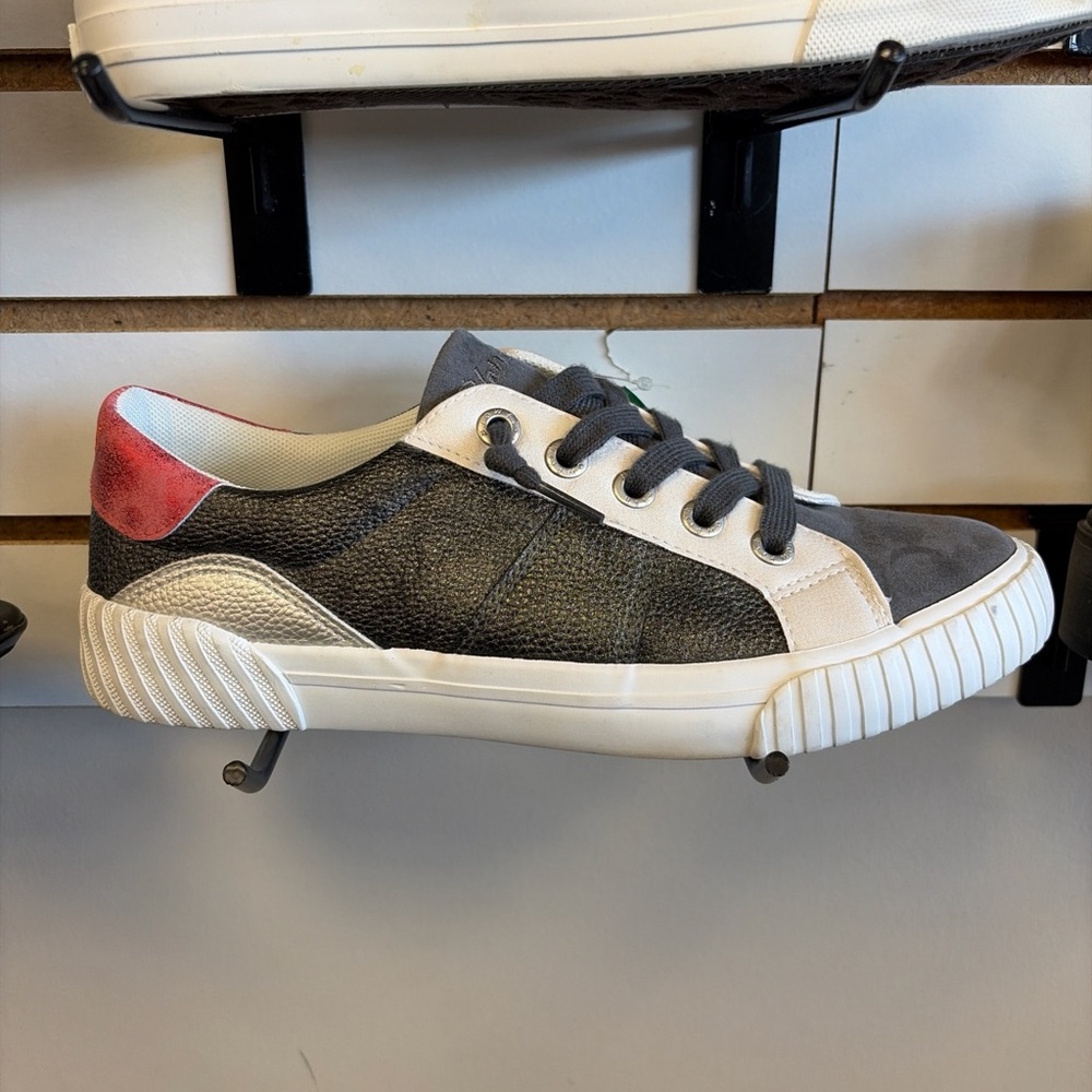 Blowfish Gray and Pink Sneakers